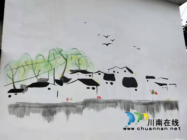 泸县立石镇：以墙为布，绘就美丽乡村(图1)
