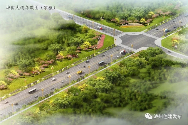 泸州将在这四条景观大道上做“文章”(图7)