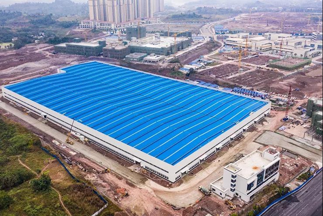 西南最大！内江这个钢结构“梦工厂”年底前投用