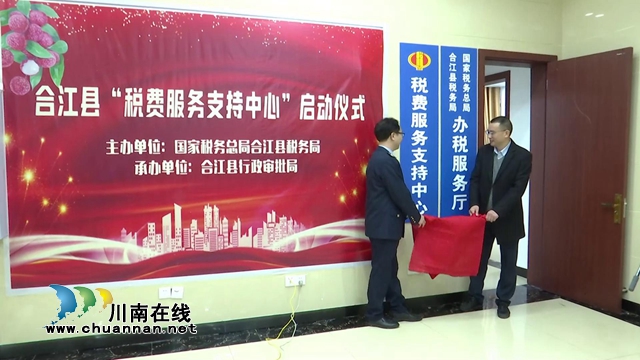 合江县税费服务支持中心挂牌成立(图1)