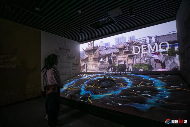 裸眼3D全息投影、体感翻书……隆昌这个文化基地太有科技感了！(图8)