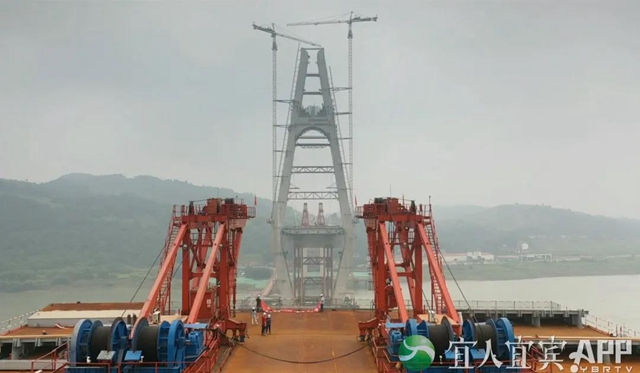 高250.8米！宜宾这座大桥10月实现主塔封顶(图2)