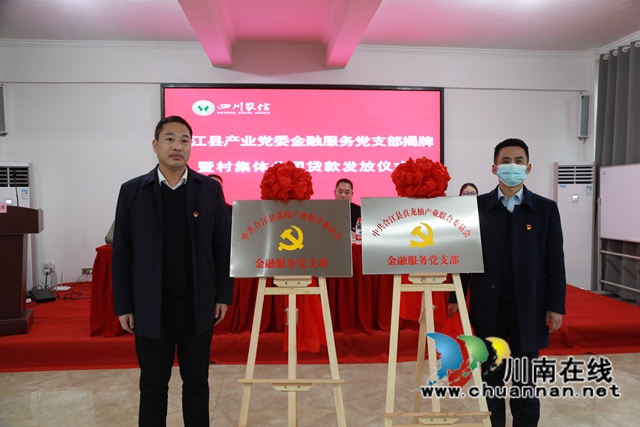 合江县成立产业联合党委金融服务党支部，村集体公司获首批200万元“产业先锋贷”(图1)