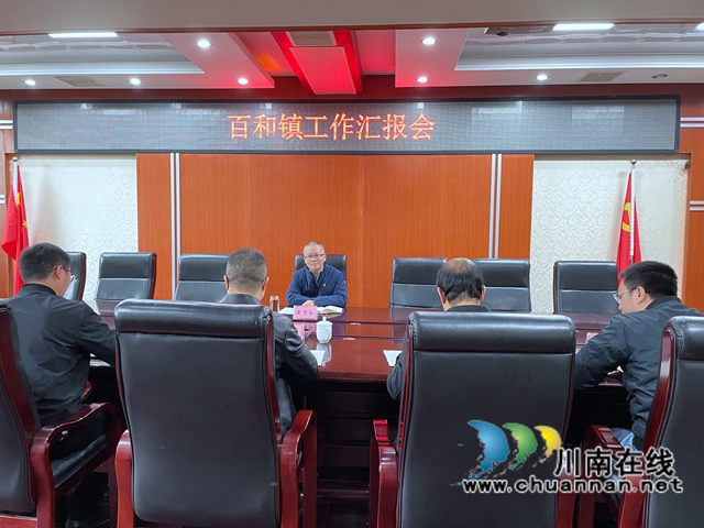 泸县政协党组书记吴雪松到百和镇调研经济社会发展情况