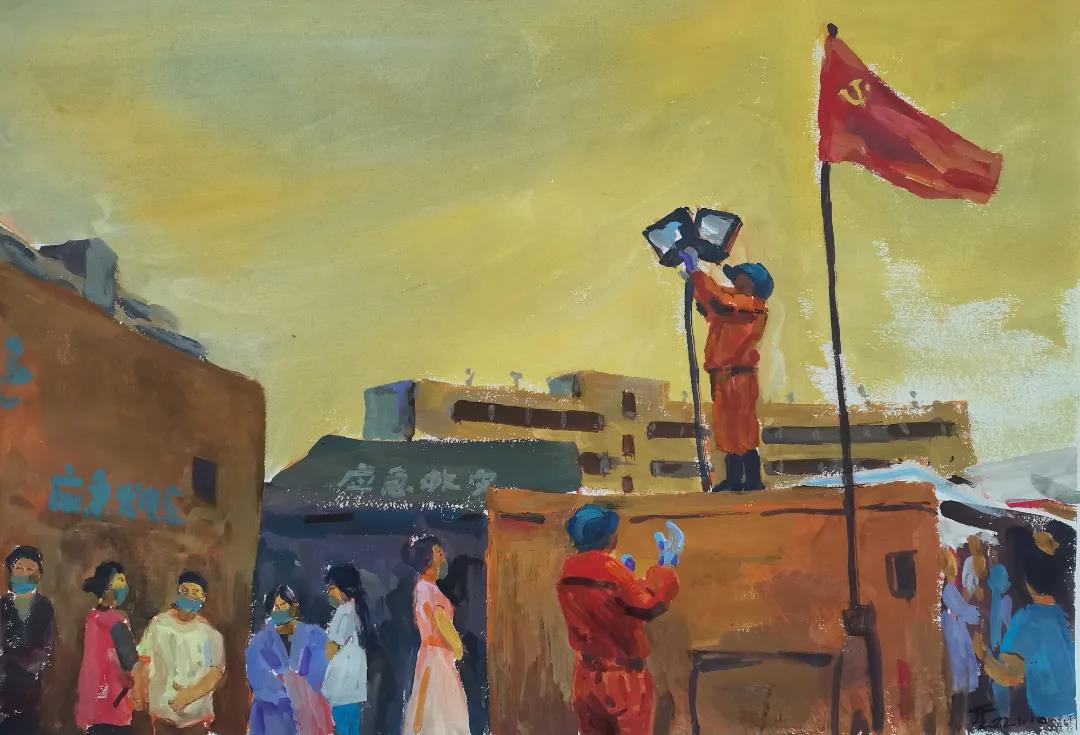 领略艺术之美！泸县抗震救灾重建美术作品亮相