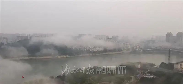 天哪！你绝对没看过这样的内江城(图1)