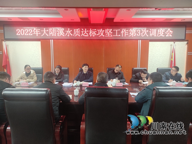 朱大清率队到泸县百和镇督导大鹿溪水质达标攻坚工作(图4)