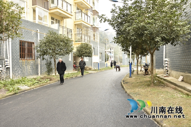 升级在即，古蔺县丹桂镇“白加黑”沥青路铺筑进行中......(图2)