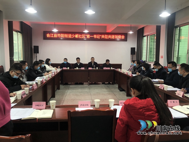 合江县符阳街道少岷社区召开“第一书记”共驻共建联席会(图1)