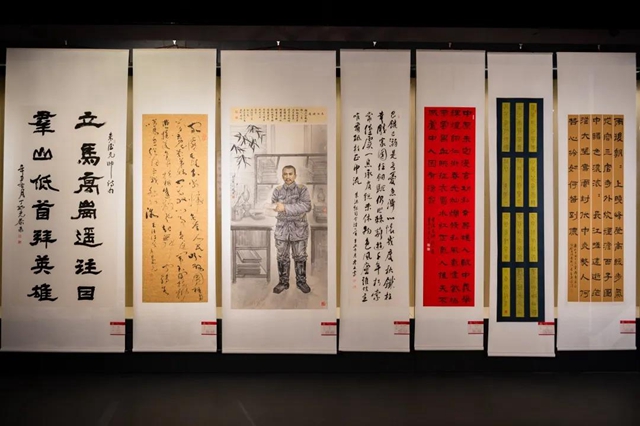 “德颂长风——纪念朱德诞辰136周年书画展”在泸州开展(图16)