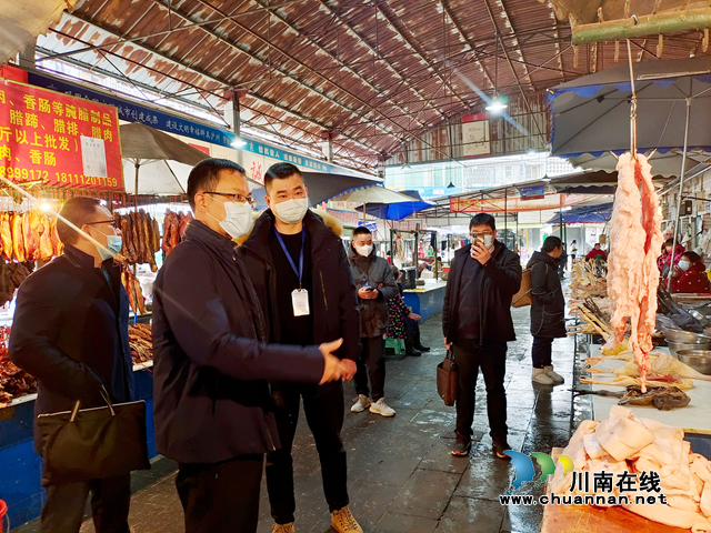 泸州市市场监管局到龙马潭区督导节前安全和疫情防控工作(图2)
