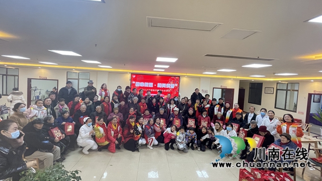 龙马潭区红星街道天立社区开展“微心微愿·和美筑爱”迎新春为老活动(图3)