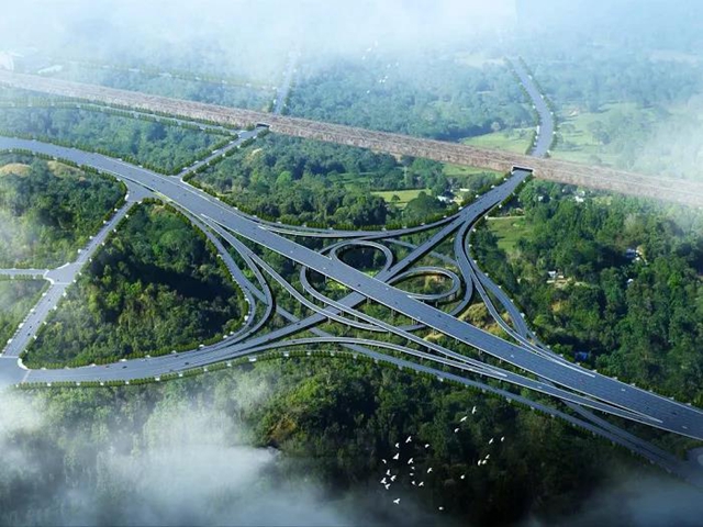 泸州城市扩容 最大立交今年底完成主体建设(图2)