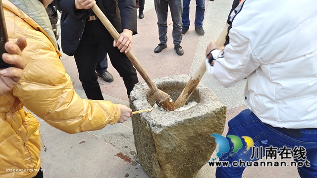 古蔺：长桌、篝火、糍粑、彝乡民俗闹元宵(图7)