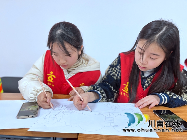 龙马潭区红星街道双桂社区开展“小手牵大手  双减并肩走”亲子活动(图2)