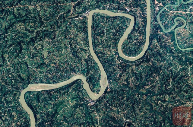 60万米高空瞰长江流域大美江河(图3) 60万米高空瞰长江流域大美江河(图3)