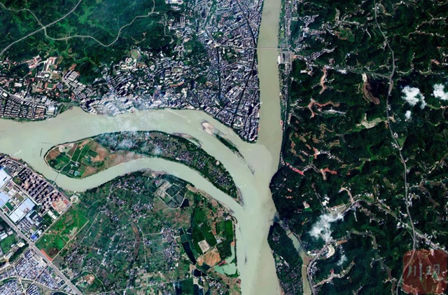 60万米高空瞰长江流域大美江河(图4) 60万米高空瞰长江流域大美江河(图4)