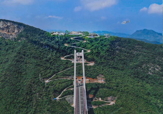 悬空长廊、蹦极跳台……连接川黔，古蔺这座桥上将建一处4A景区(图1)