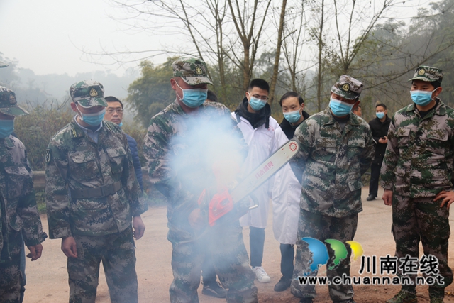泸县百和镇开展2022年森林防灭火应急演练(图4)