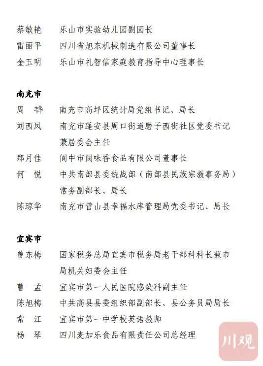 四川三八红旗手(集体)名单公布,泸州她们上榜!(图6) 四川三八红旗手(集体)名单公布,泸州她们上榜!(图6)