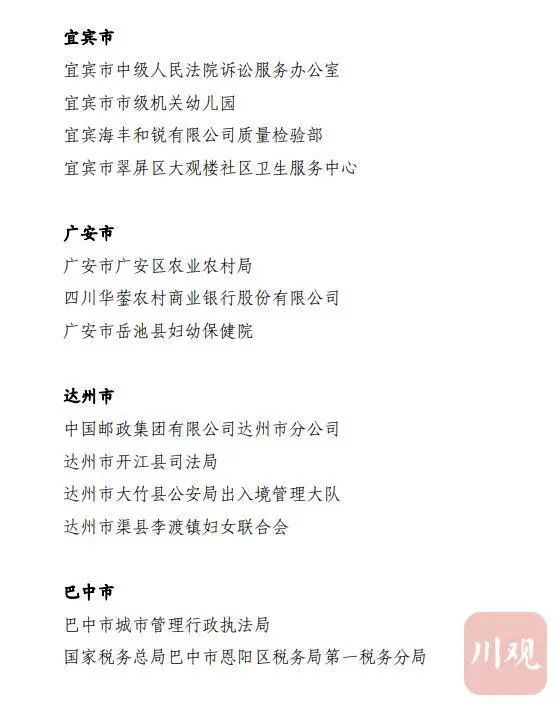 四川三八红旗手(集体)名单公布,泸州她们上榜!(图19) 四川三八红旗手(集体)名单公布,泸州她们上榜!(图19)