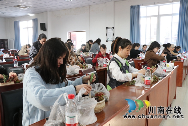 龙马潭区鱼塘街道开展“强国复兴有我 巾帼筑梦芳华”妇女节主题活动(图1)