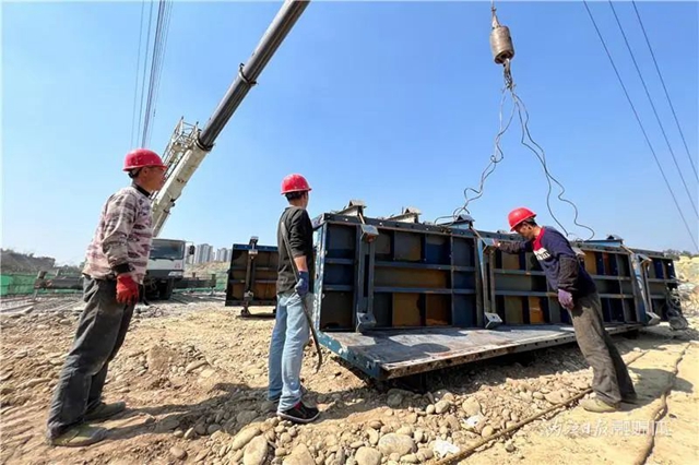 即将贯通!内江又一座大桥——(图2) 即将贯通!内江又一座大桥——(图2)