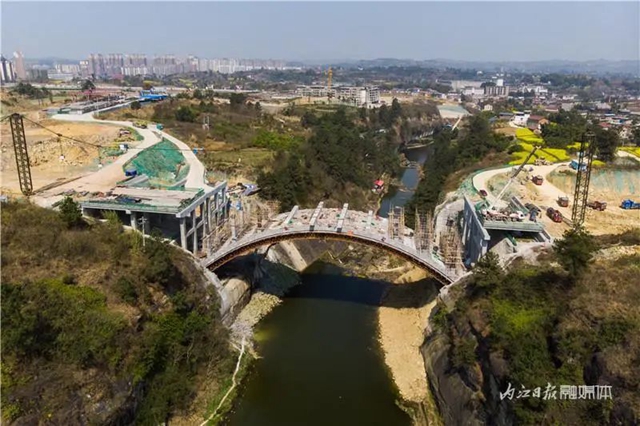 即将贯通!内江又一座大桥——(图3) 即将贯通!内江又一座大桥——(图3)