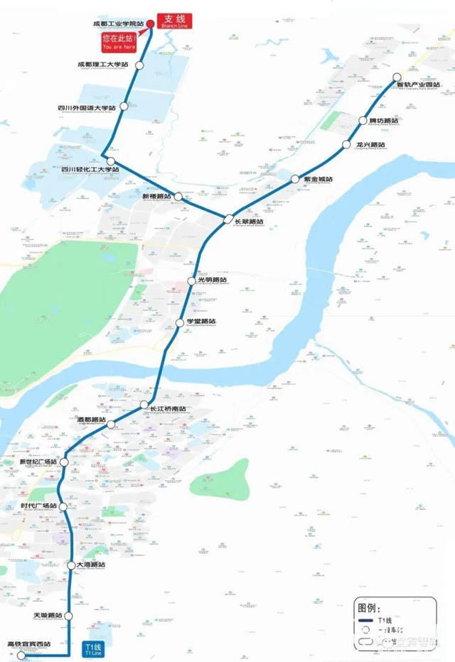 宜宾智轨T1线支线延伸段进入联调联试阶段(图2) 宜宾智轨T1线支线延伸段进入联调联试阶段(图2)