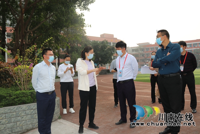 泸县：冯怀玉到学校调研高质量发展和督查疫情防控工作(图2)