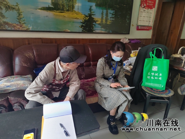 龙马潭区小市街道下大街社区扎实开展劳动力调查工作(图1)