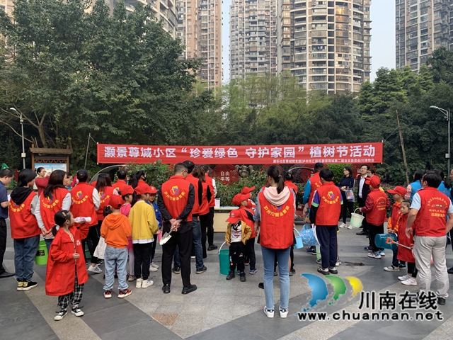 江阳区华阳街道：为小区添一抹绿，守护美好家园(图1)