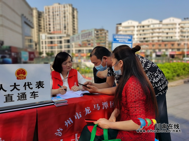 龙马潭区红星街道人大工委开展法治宣传活动(图1)