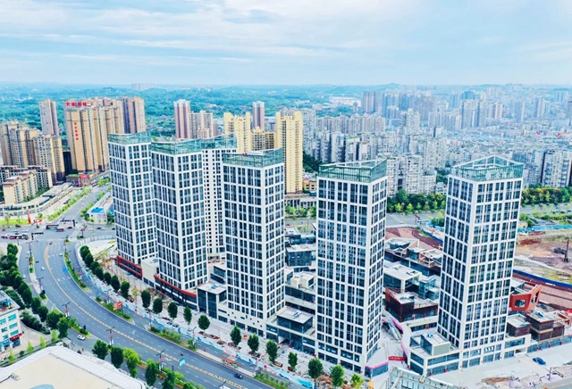 网友惊呼！天上看内江高新区，你怎么能这样美(图7)