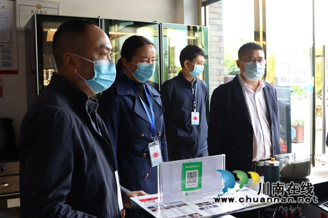 泸县市场监管局开展餐饮行业疫情防控专项检查(图2)