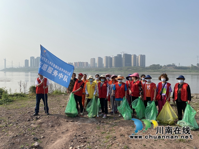龙马潭区鱼塘街道枣林园社区：保护长江水，你我均有责(图1)