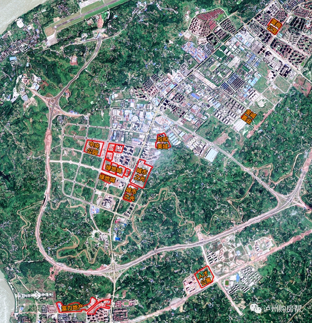 72个项目，645.17公顷！泸州存量住宅用地公布，项目分布图曝光！(图9)