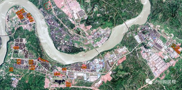 72个项目，645.17公顷！泸州存量住宅用地公布，项目分布图曝光！(图8)