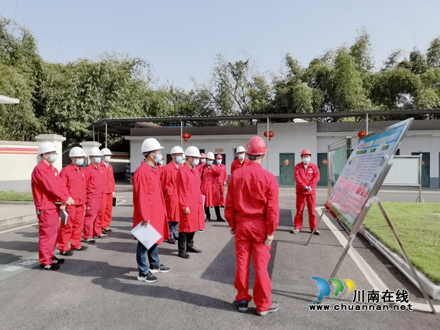 四川省自然资源厅组织专家到合江县开展绿色矿山“回头看”实地核查(图1)