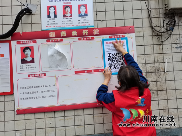 龙马潭区小市街道杜家街社区：强化宣传，筑牢疫情防控防护网 (图2)