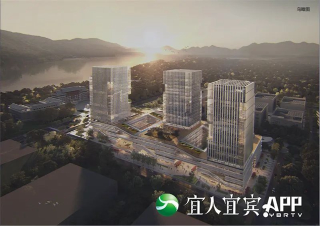 预计年底交付使用！宜宾市“双城”大学科技园项目初现雏形(图1)