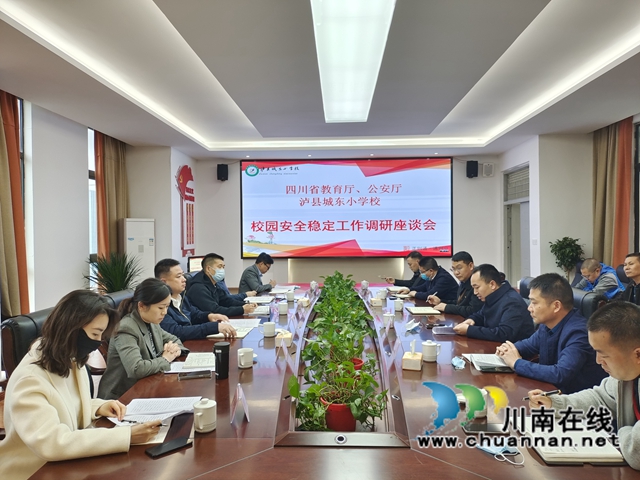 省教育厅、省公安厅到泸县调研校园安全工作(图3)