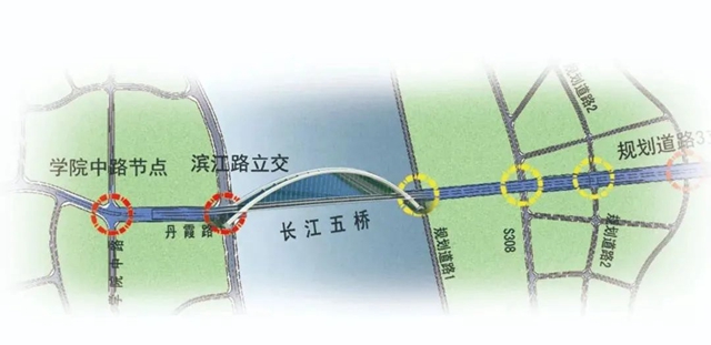 泸州长江五桥及连接线工程初步设计通过专家评审，力争今年开工建设(图4)