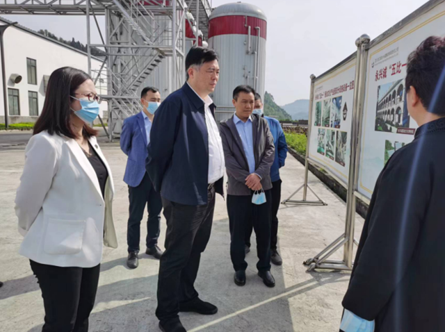 泸州市口岸物流办党组书记、主任李智带队调研合江县现代物流业发展工作(图1)