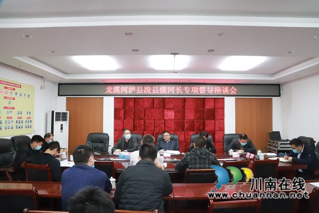 泸县县委常委、县纪委书记章磊率队到泸县云龙镇督导河长制工作(图2)