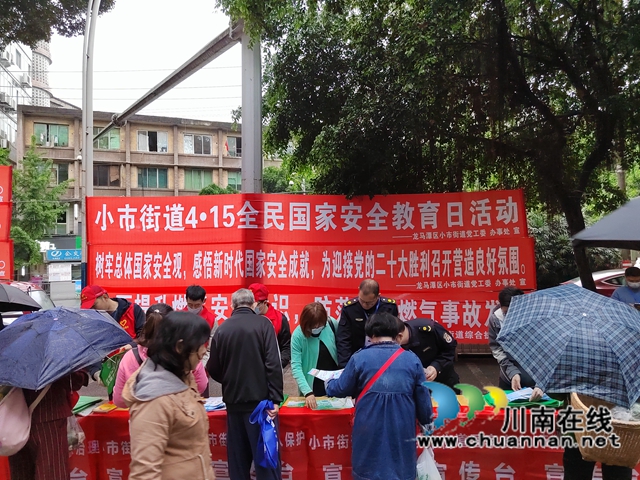 龙马潭区小市街道开展“4·15”国家安全教育日集中宣传活动(图3)