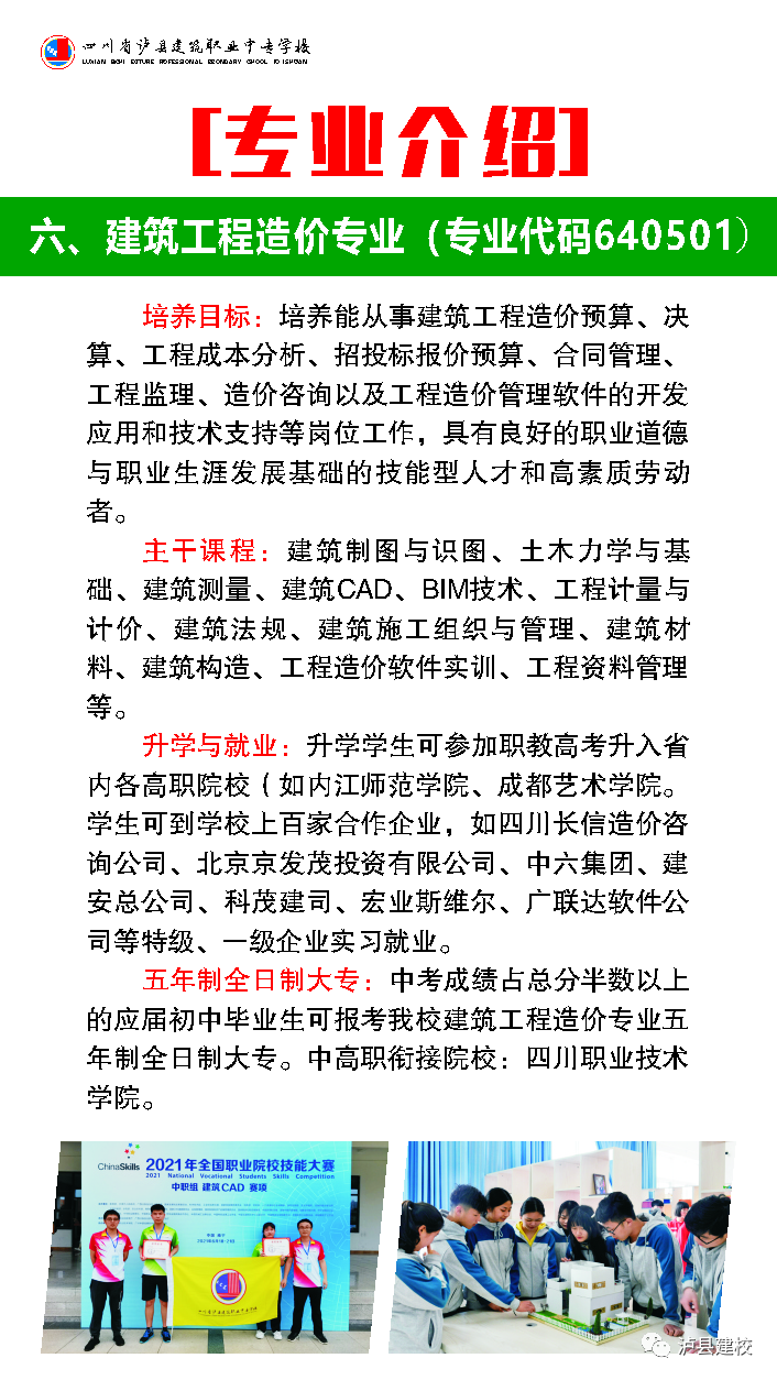 【招生】泸县建校2022年招生简章（学校代码54024）(图13)