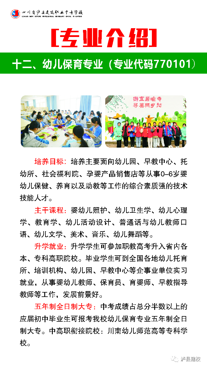 【招生】泸县建校2022年招生简章（学校代码54024）(图19)