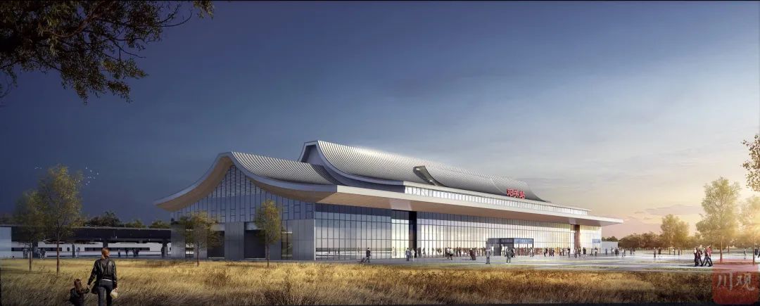 自贡又一新高铁站效果图曝光(图2) 2.jpg