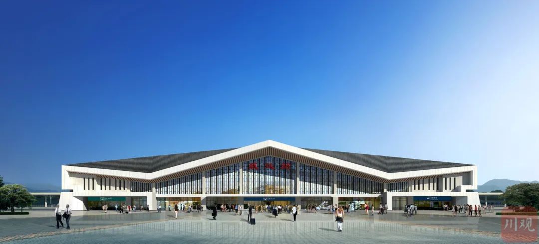 自贡又一新高铁站效果图曝光(图4) 3.jpg